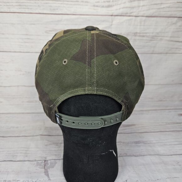 Olive Green Army Color Obey Camo Camouflage Trucker Hat Cap Snapback Hat - Picture 4 of 8